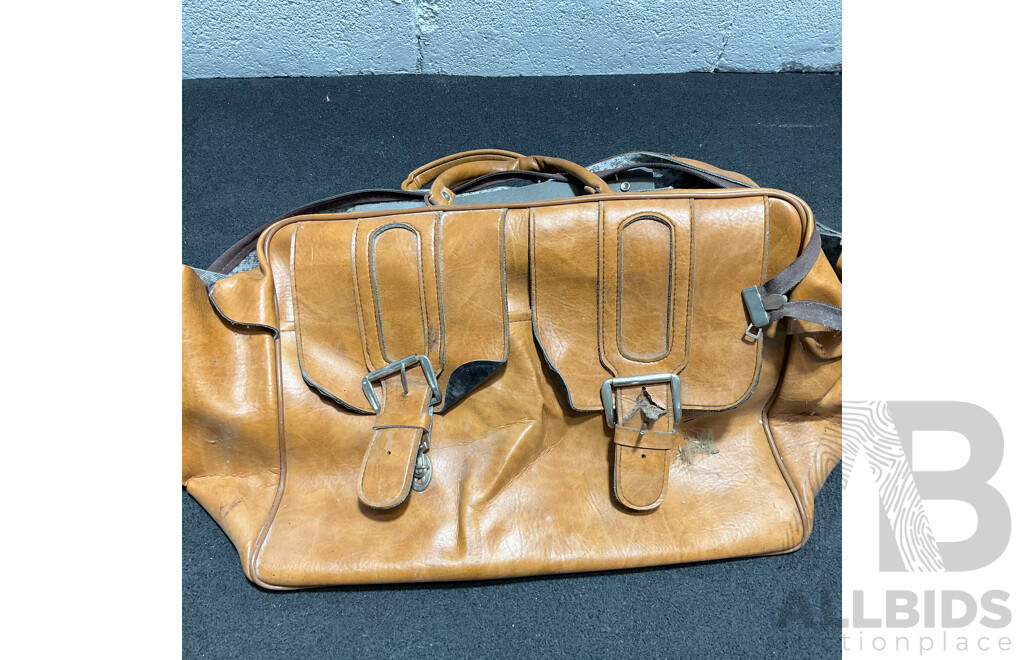 Vintage Leather Bags - Lot of 2