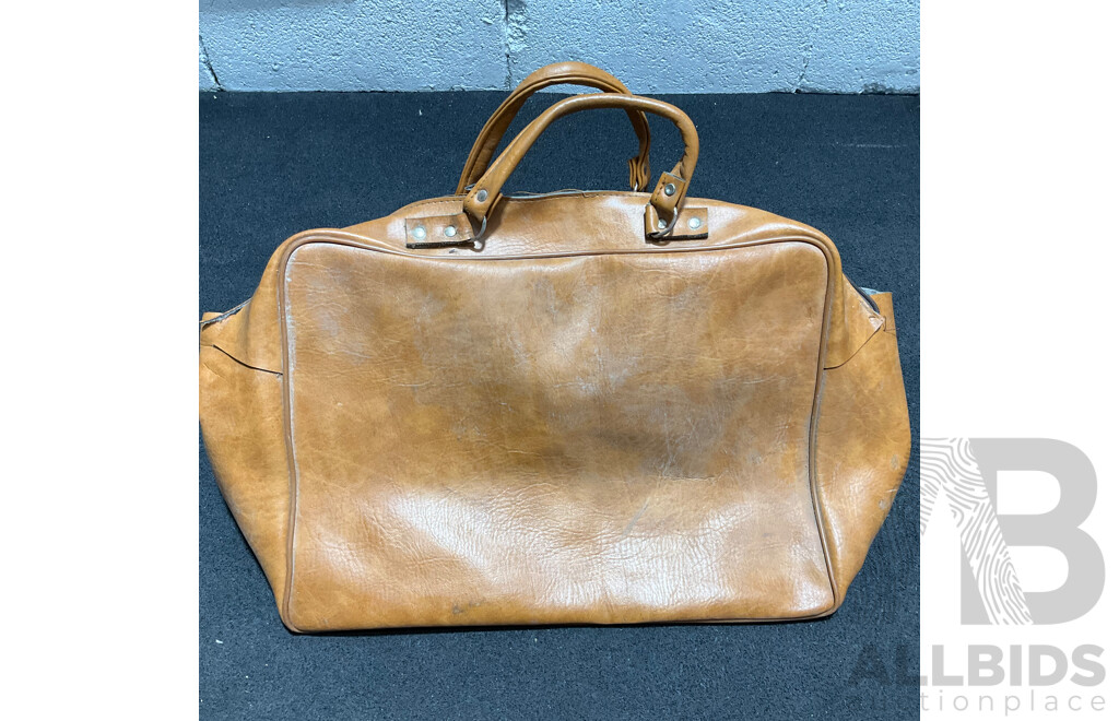 Vintage Leather Bags - Lot of 2