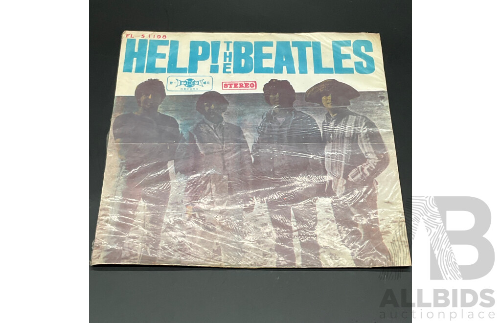 the Beatles – Help! Taiwanese Unofficial Reissue LP, First Record FL-1198, Translucent Red Vinyl, Circa 1967