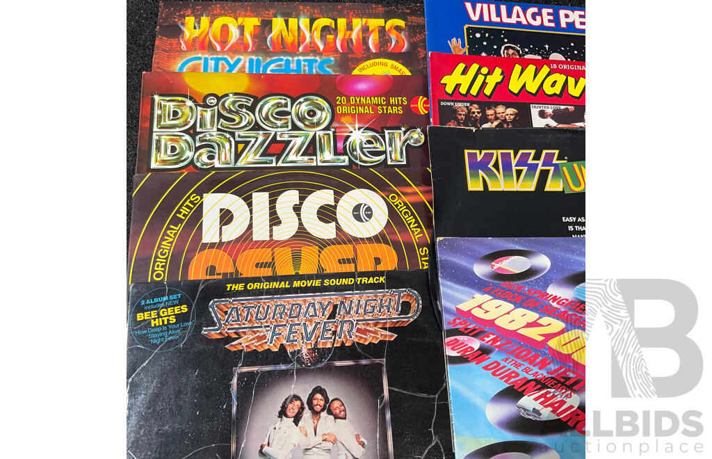 Retro Disco, Pop & Australian Compilation Collection – K-Tel, Polystar, ABBA, KISS & More – 11 LPs