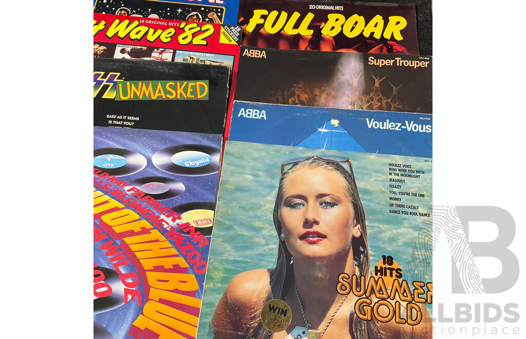 Retro Disco, Pop & Australian Compilation Collection – K-Tel, Polystar, ABBA, KISS & More – 11 LPs
