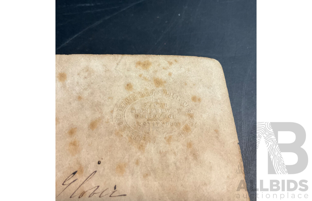 Three Antique 1850s Collection - New Testament Packet Commentary, Outline Lectures Vol. 1, Vol. 2