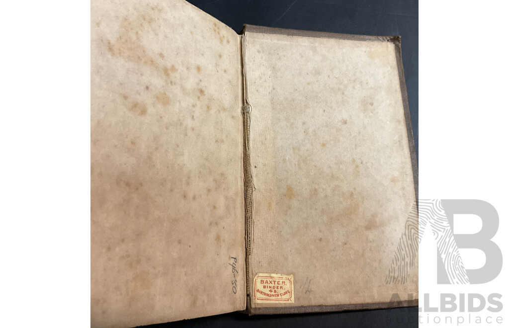 Three Antique 1850s Collection - New Testament Packet Commentary, Outline Lectures Vol. 1, Vol. 2