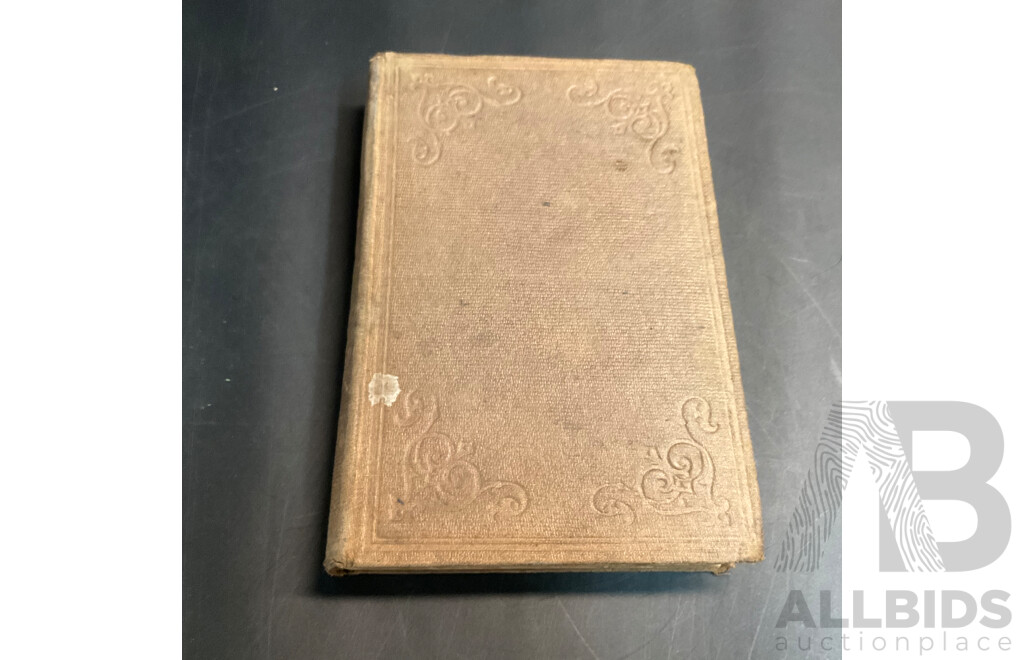 Three Antique 1850s Collection - New Testament Packet Commentary, Outline Lectures Vol. 1, Vol. 2