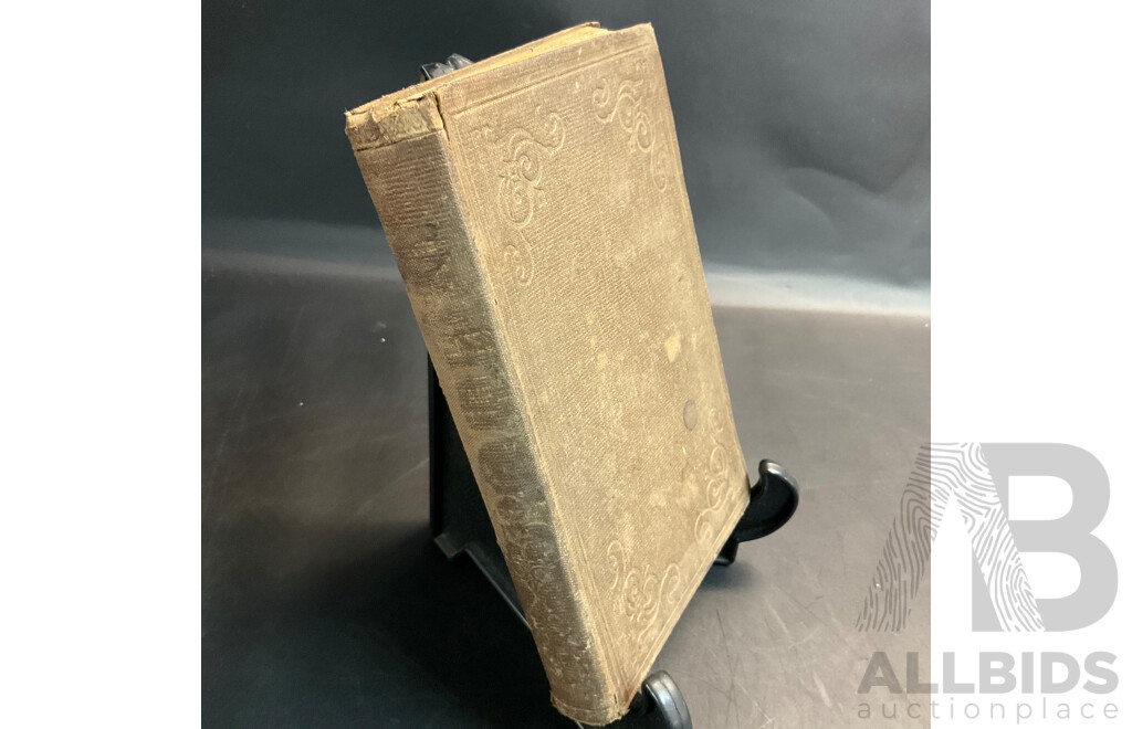 Three Antique 1850s Collection - New Testament Packet Commentary, Outline Lectures Vol. 1, Vol. 2