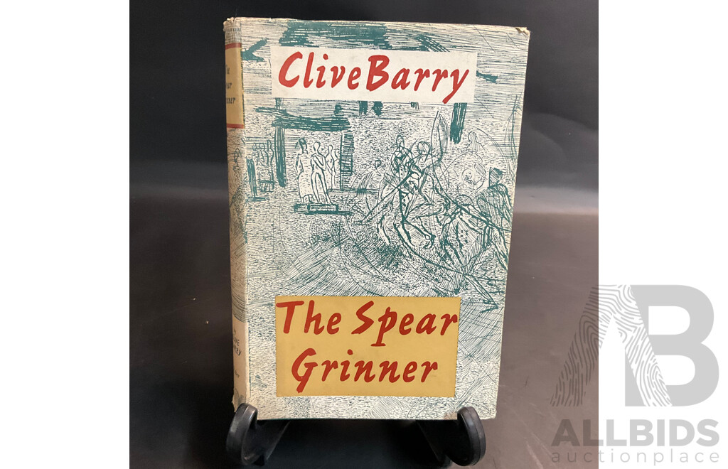 1963 First Edition Hardcover the Spear Grinner by Clive Barry