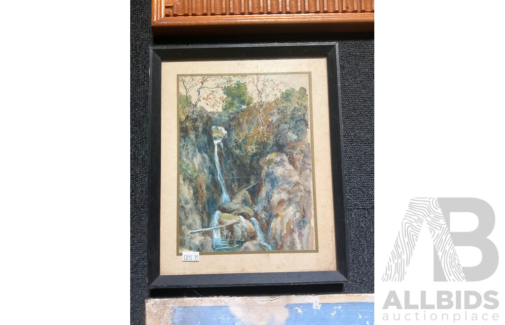 Assorted Framed Paintings - Mixed Media on Board - Lot of 11