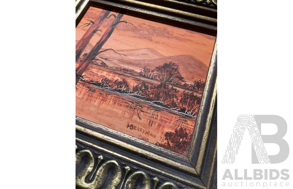 Assorted Framed Paintings - Mixed Media on Board - Lot of 11