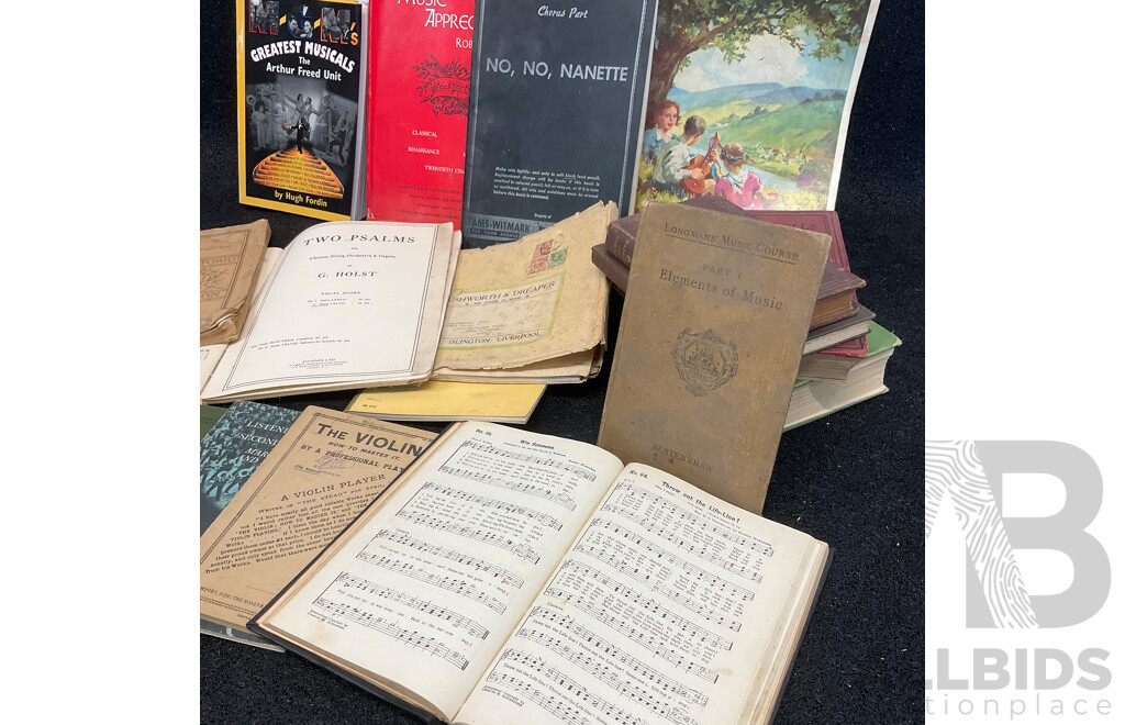 Collection of Vintage Music Books