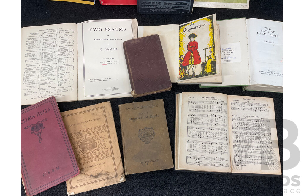 Collection of Vintage Music Books