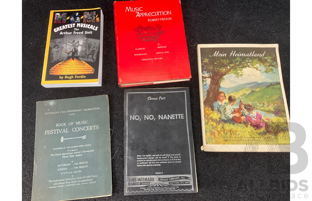 Collection of Vintage Music Books