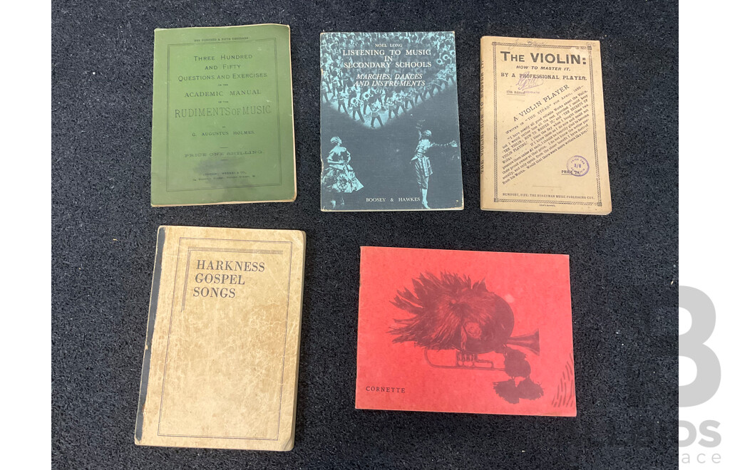 Collection of Vintage Music Books