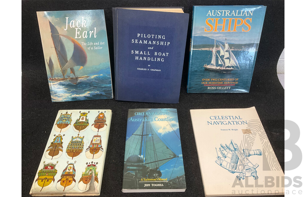Collection of Vintage Maritime, Aviation and Railway Books