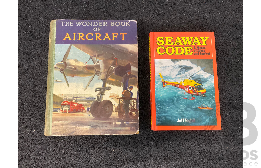Collection of Vintage Maritime, Aviation and Railway Books