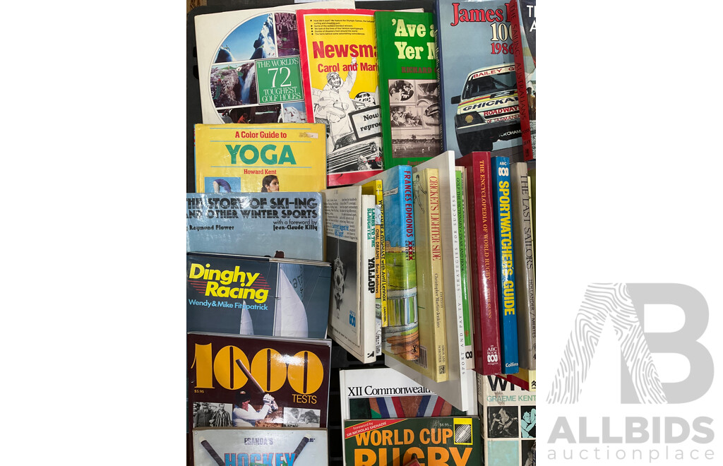 Collection of Vintage Sports Books