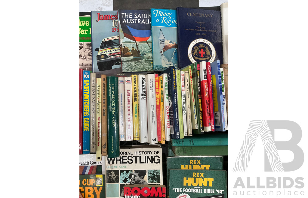 Collection of Vintage Sports Books