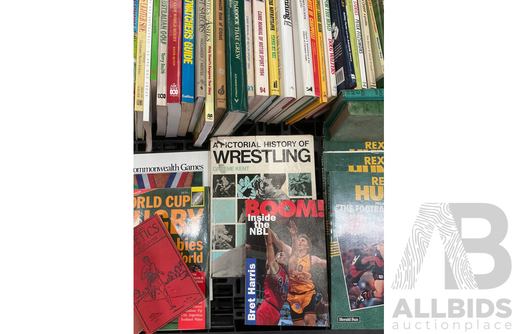 Collection of Vintage Sports Books