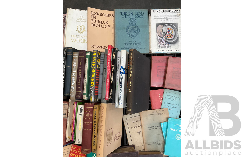 Collection of Vintage Medical, Psychology and Others Books