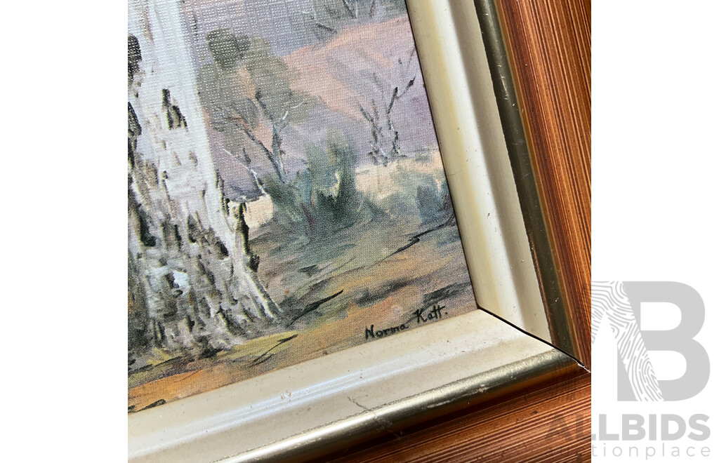 Assorted Framed Vintage Prints and Metal Wall Plaques - Lot of 9