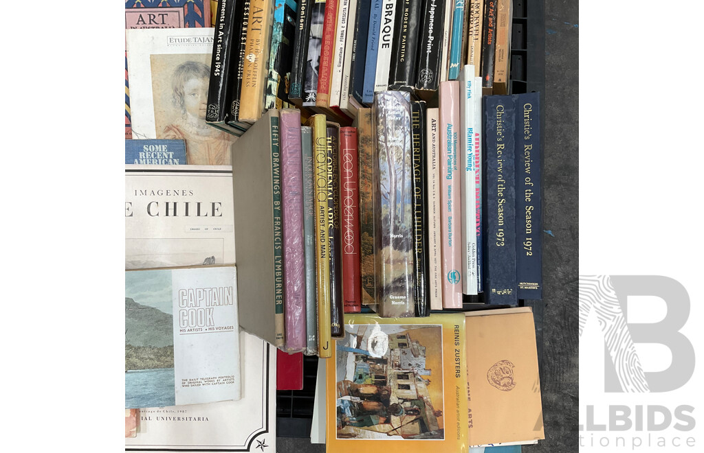 Collection of Vintage and Modern Art Books