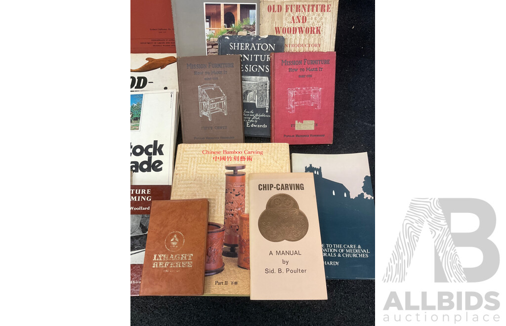 Collection of Vintage and Technical Manuals Focused on Woodworking, Joinery and Others
