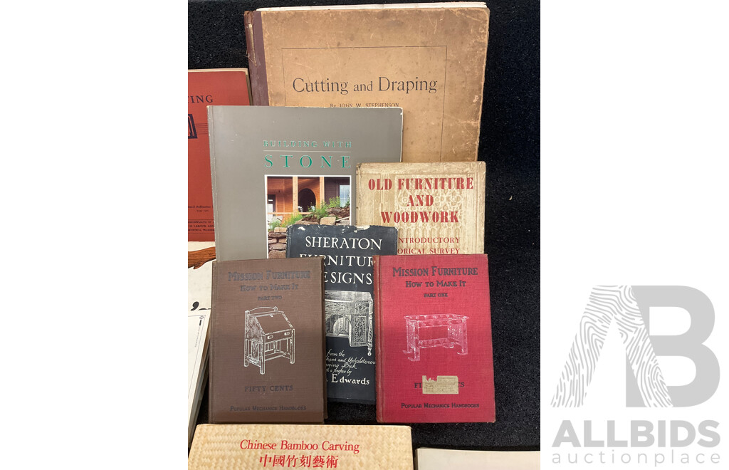 Collection of Vintage and Technical Manuals Focused on Woodworking, Joinery and Others