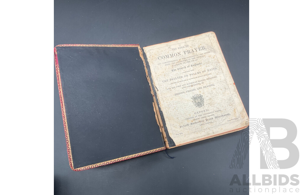 Collection of Vintage Christian Religious Books, Including Several Editions of The Holy Bible and Book of Common Prayer