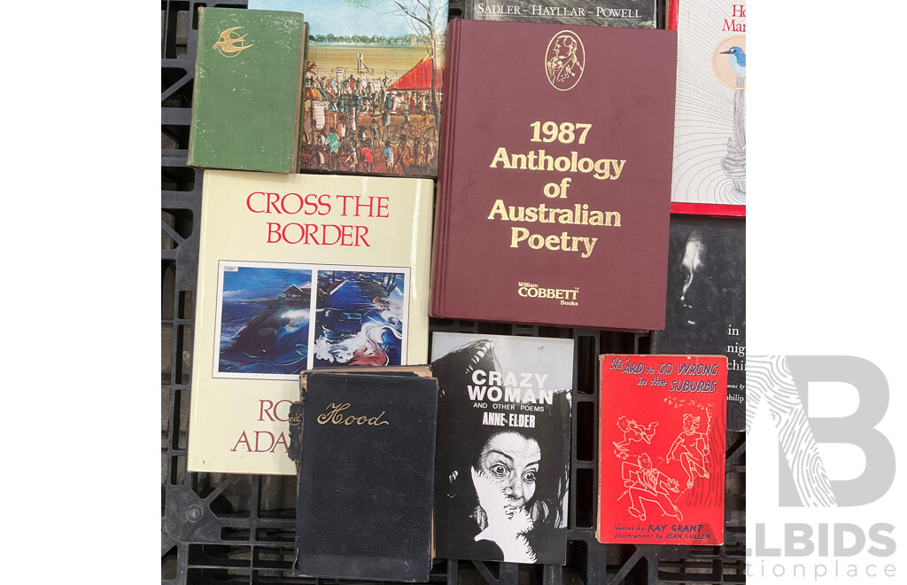 Collection of Vintage Poetry Books