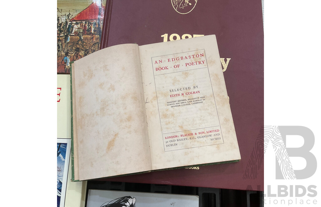 Collection of Vintage Poetry Books
