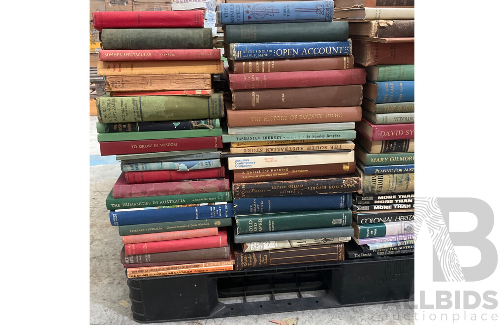 Collection of Vintage Books, Primarily Focused on Australian History, Literature, Culture and Others