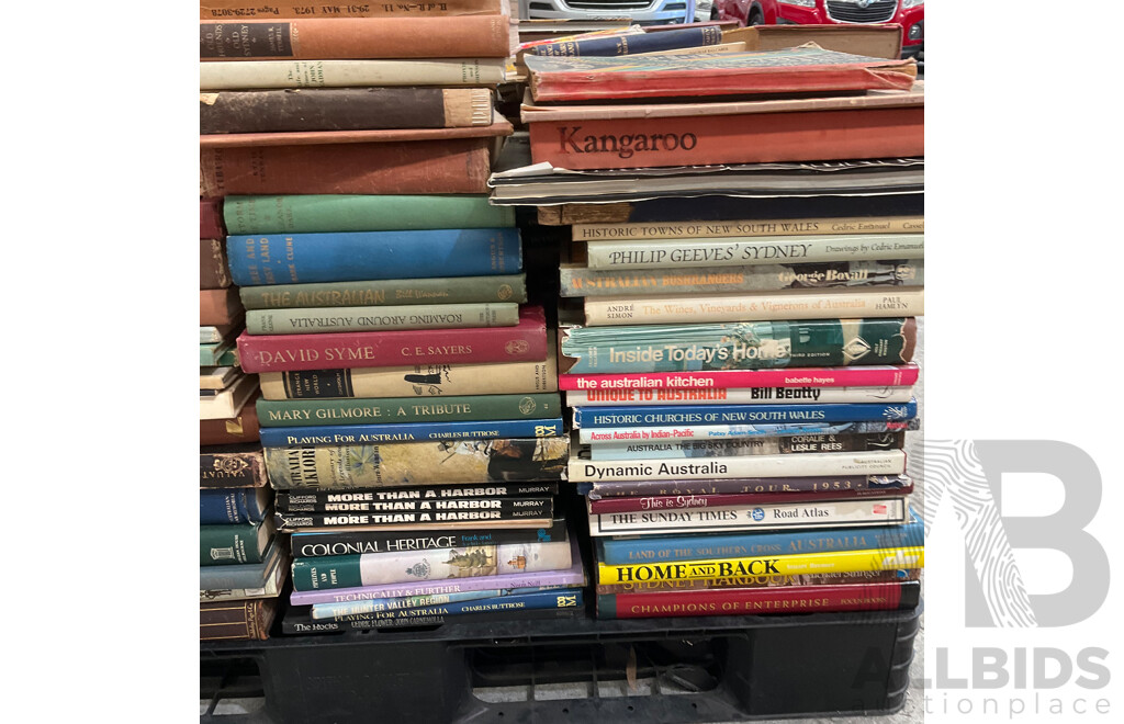 Collection of Vintage Books, Primarily Focused on Australian History, Literature, Culture and Others