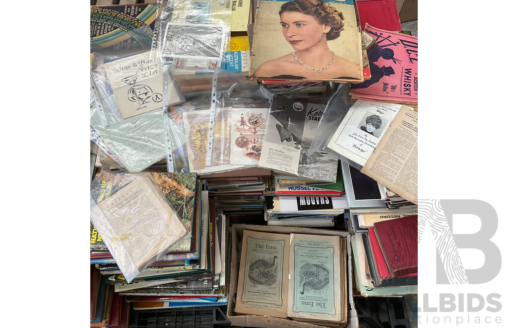 Collection of Vintage Books, Primarily Focused on Australian History, Literature, Culture and Others