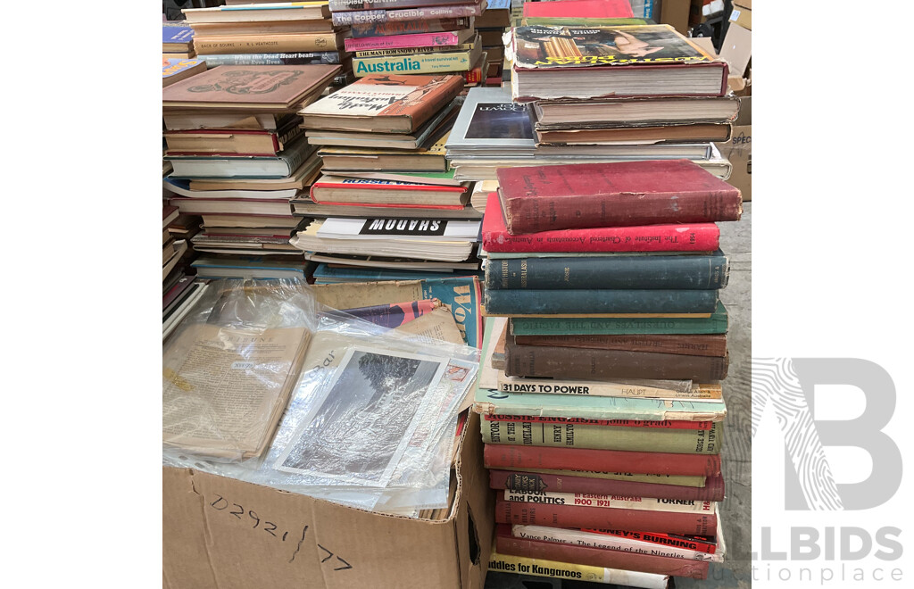 Collection of Vintage Books, Primarily Focused on Australian History, Literature, Culture and Others
