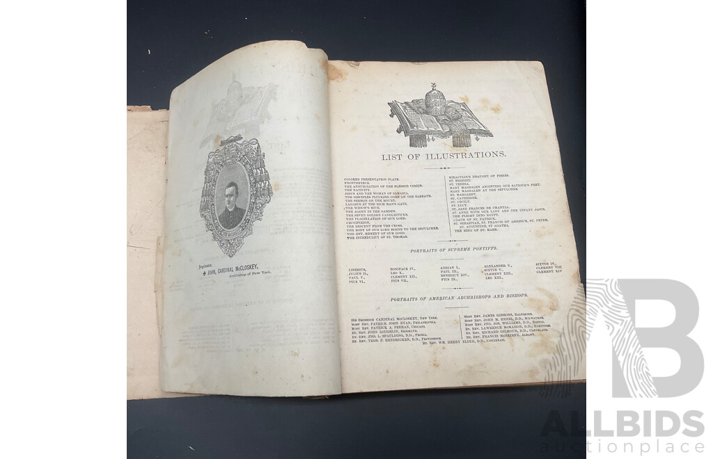 Vintage Book Titled ''Christ in His Church, Her Dogmas and Her Saints''