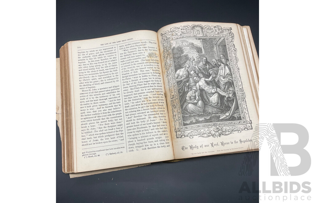 Vintage Book Titled ''Christ in His Church, Her Dogmas and Her Saints''