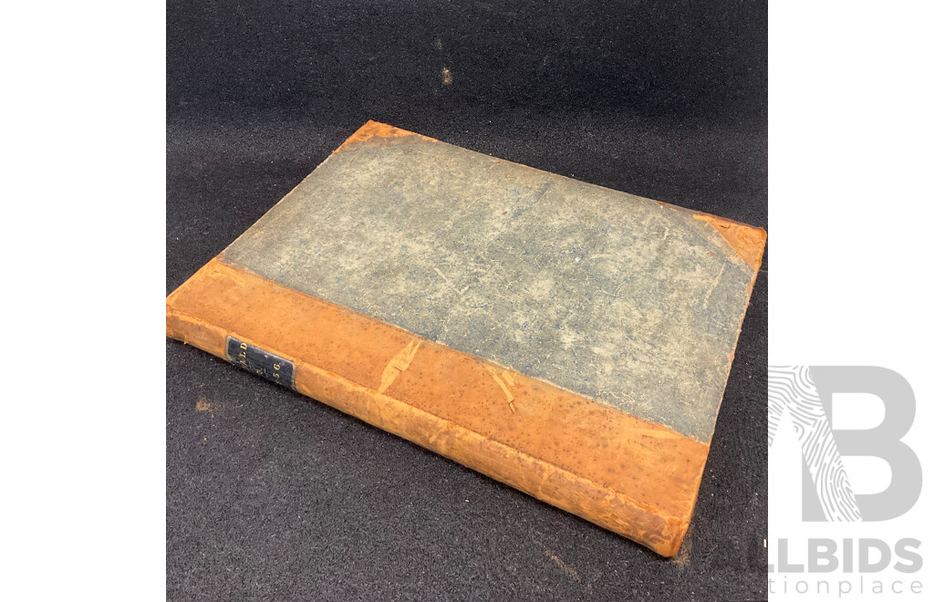 Antique Bound Volume of the Sydney Morning Herald, September - December, 1856