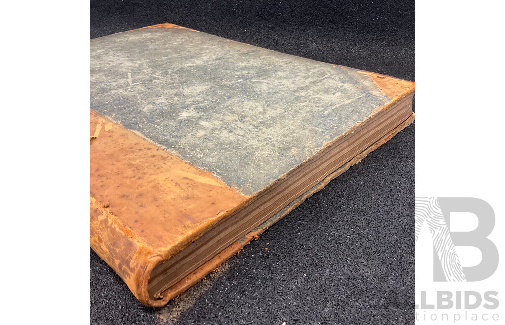 Antique Bound Volume of the Sydney Morning Herald, September - December, 1856