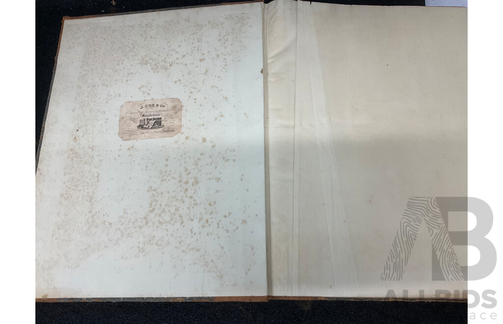 Antique Bound Volume of the Sydney Morning Herald, September - December, 1856