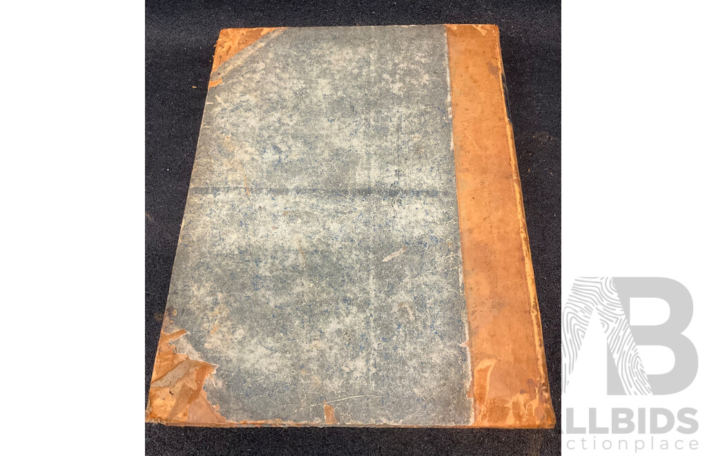 Antique Bound Volume of the Sydney Morning Herald, September - December, 1856