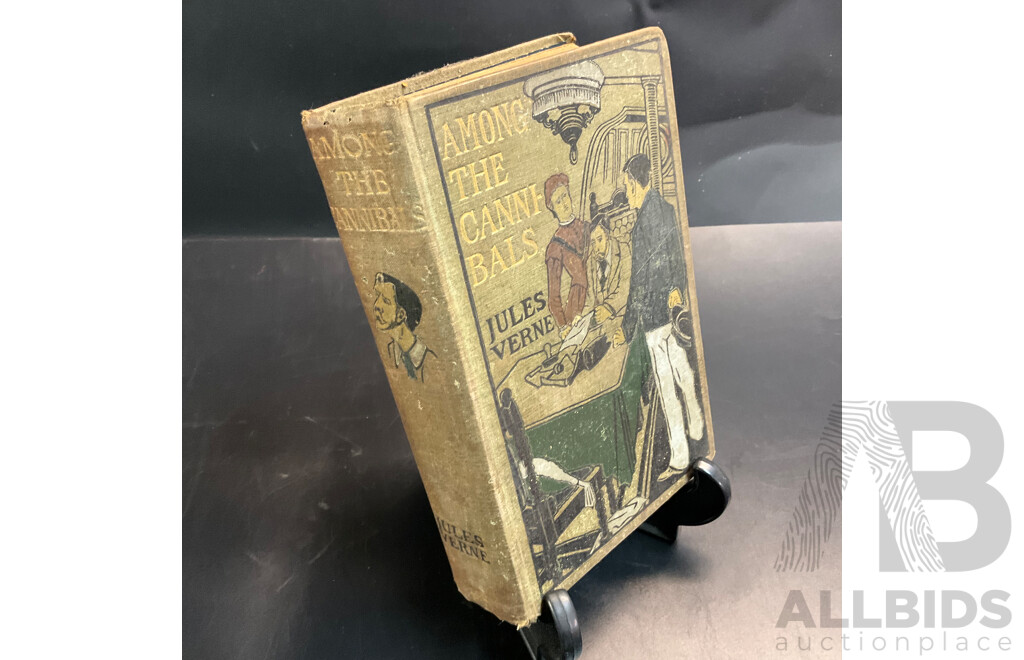 Rare - 1908 Among the Cannibals by Jules Verne