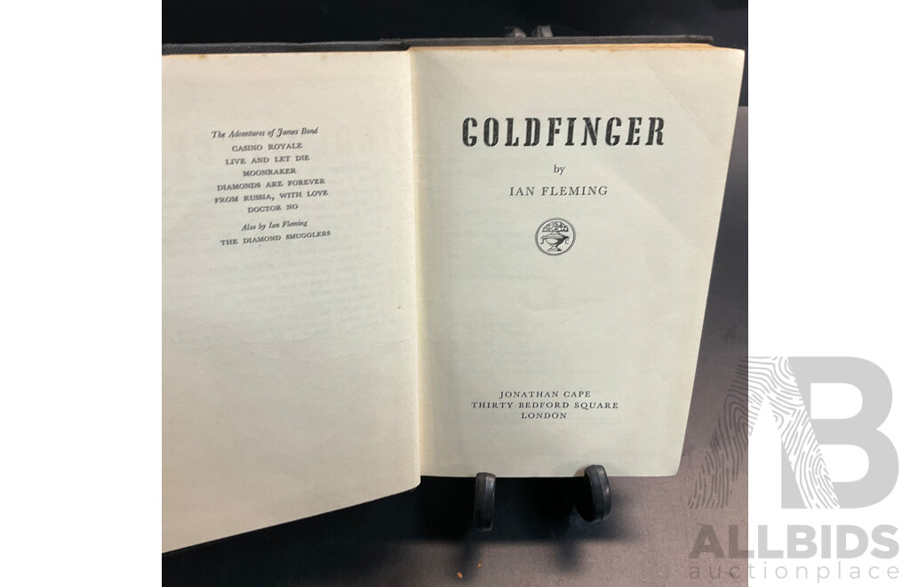 Rare - Goldfinger by Ian Fleming ,First Edition 1959