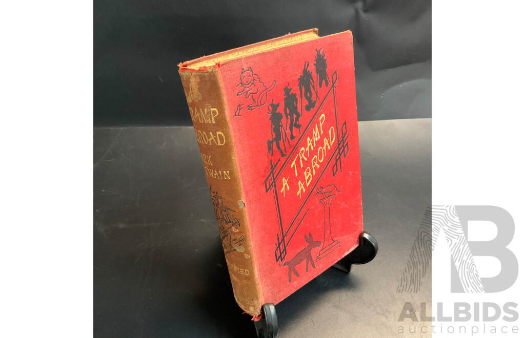 1891 Antique a Tramp Abroad by Mark Twain