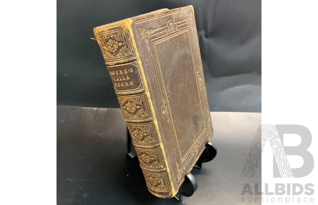 1853 Hardcover  LALLA ROOKH by Thomas Moore