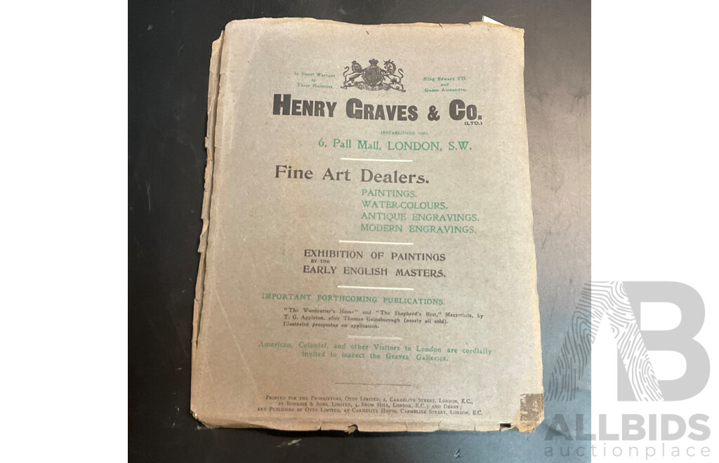 the Connoisseur Magazine 6th Edition September ,1901