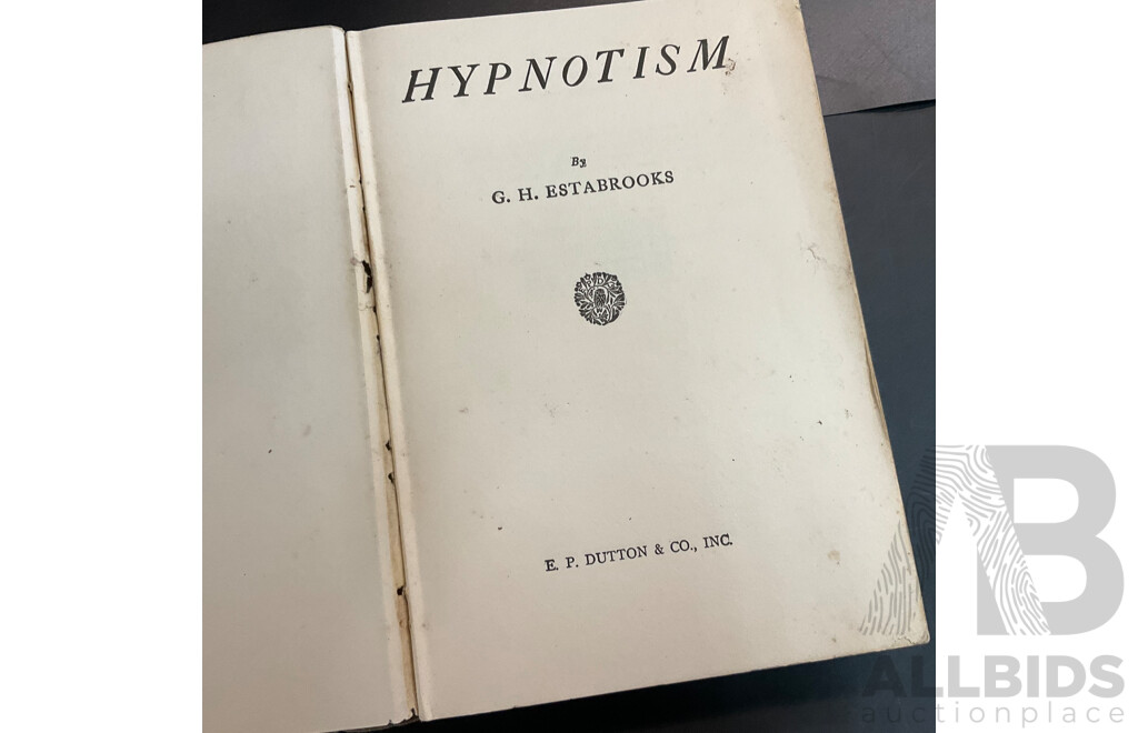 Vintage Hypnotism Books - Lot of 2