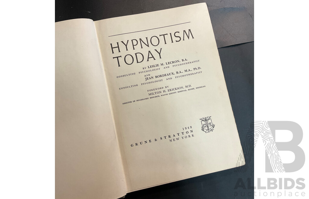 Vintage Hypnotism Books - Lot of 2