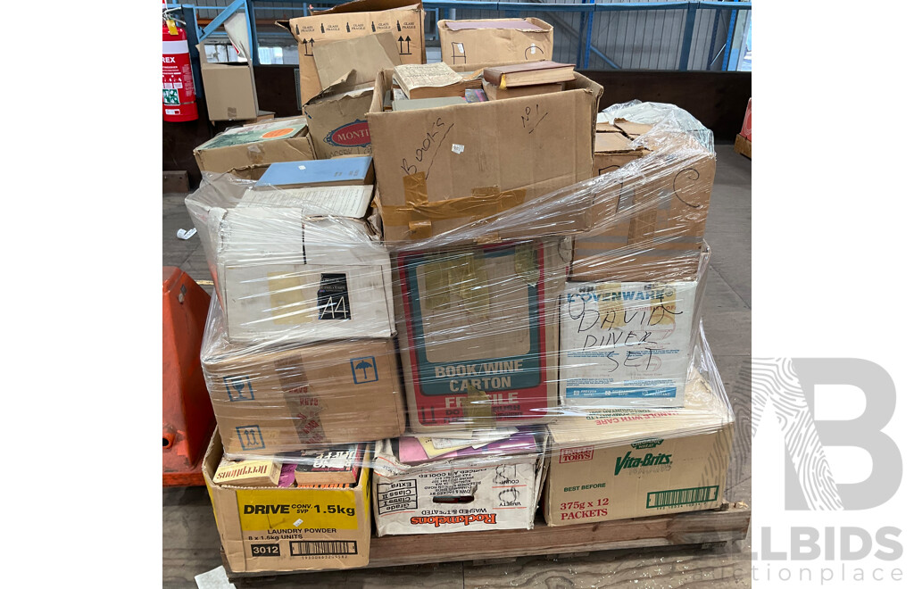 One Full Pallet - Mystery Collection of Vintage Books