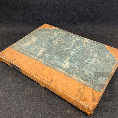 Antique Bound Volume of the Sydney Morning Herald - 3 / 1857