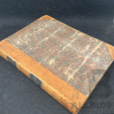 Antique Bound Volume of the Sydney Morning Herald - Jan - April 1865