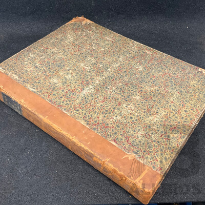 Antique Bound Volume of the Sydney Morning Herald - 2/1858